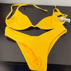 Abercrombie & Fitch Yellow Bikini